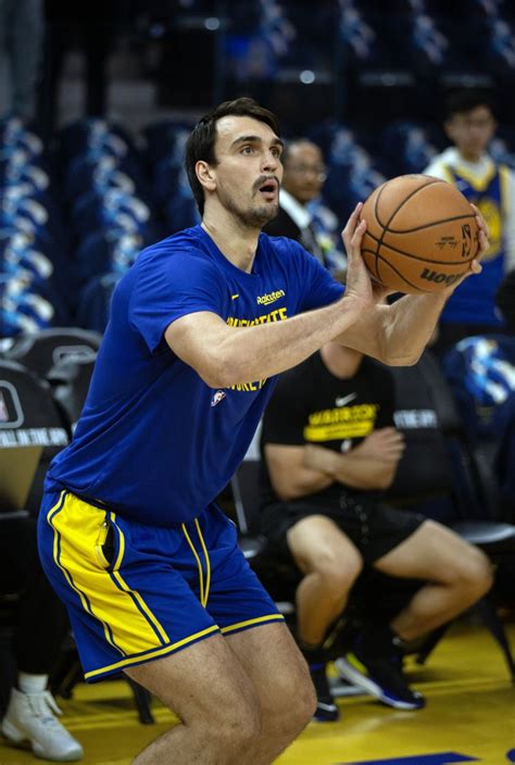 Golden State Warriors Center Dario Saric Warms Up Before His Team Takes