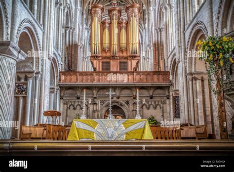 Organ at Norwich Cathedral Stock Photo - Alamy