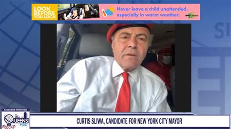 Podcast Mayoral Candidate Curtis Sliwa Discusses Everything From