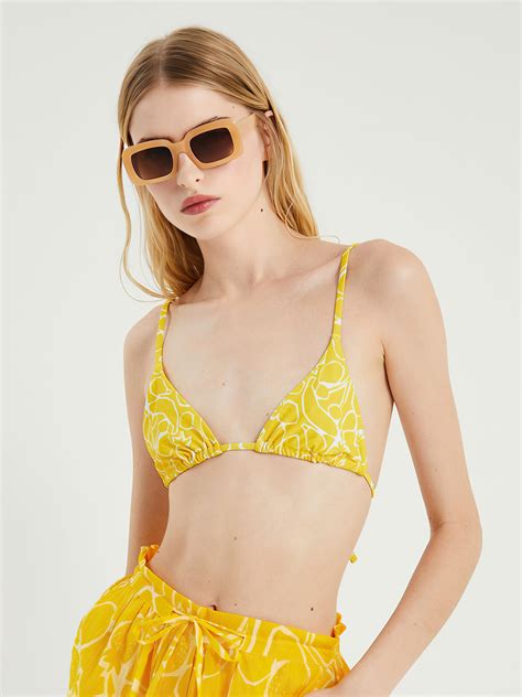 Mellow Yellow Fruit Bikini Top BLACKFISH Brand New Vintage