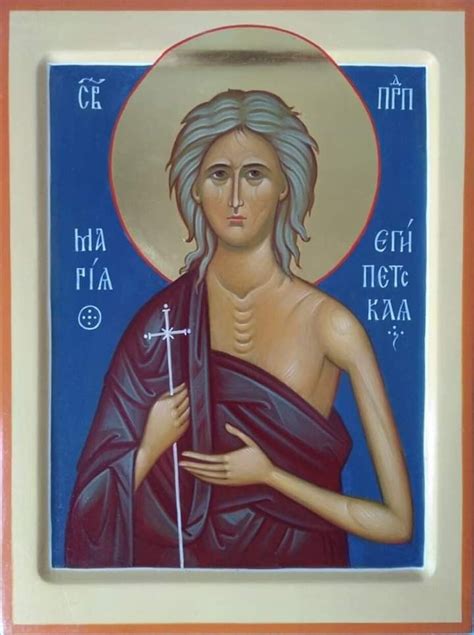 Мария Египетская автор Инга Бойко | Orthodox christian icons, St mary ...