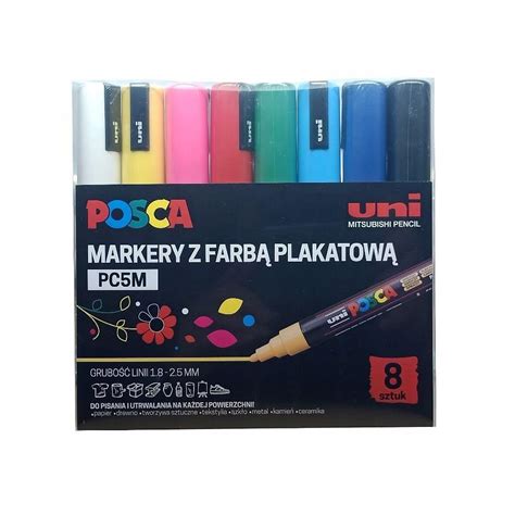 Markery Pc M Zestaw Sztuk Marker W Posca Uni Uni