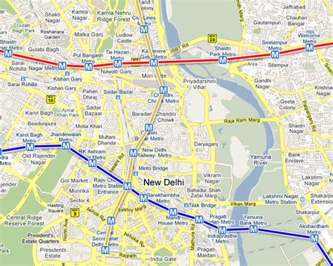 Delhi Metro routes now available on Google Maps