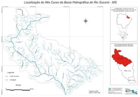 Localização do alto curso da bacia hidrográfica do rio Sucuriú