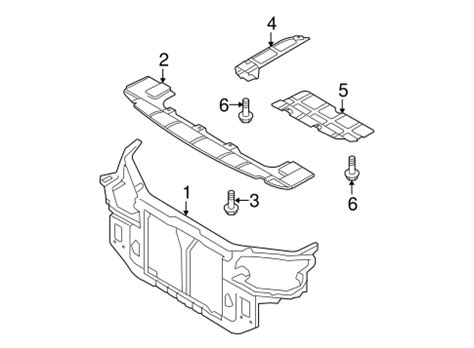 Radiator Support For 2010 Hyundai Elantra Hyundaiparts