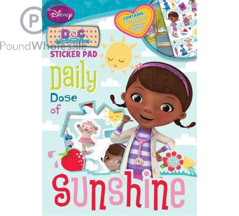 Wholesale Doc Mcstuffins Sticker Pad Contains Over Stickers And