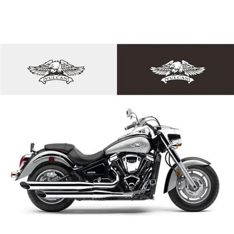 Custom Eagle Logo Stickers Fuel Tank Decals Vinyl Sticker For Kawasaki