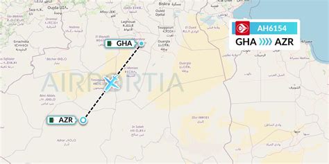 AH6154 Flight Status Air Algerie Ghardaia To Adrar DAH6154