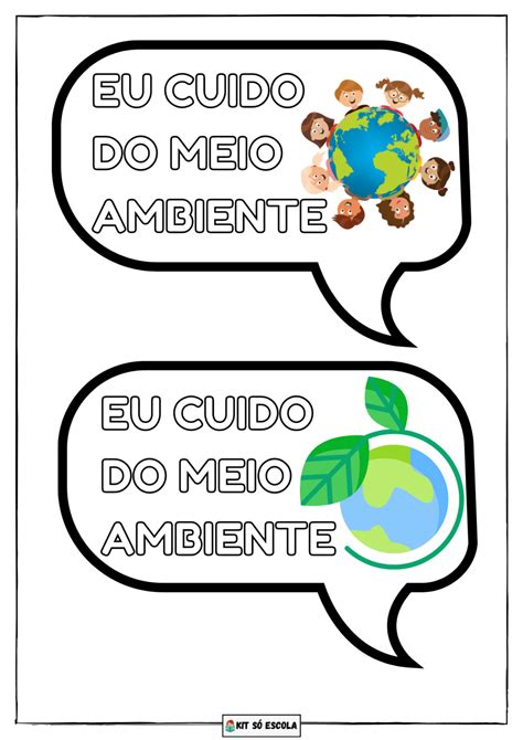 Plaquinhas Meio Ambiente Imprimir Placas Soescola S Escola