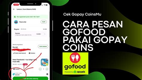 Makan Gratis Pakai Gopay Coins Di Gofood Cara Pesan Gofood Pakai