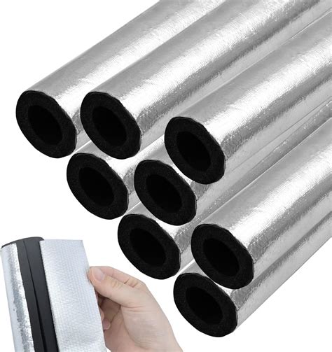 Pcs Pipe Insulation Foam Tube Self Adhesive Exterior Water Pipe