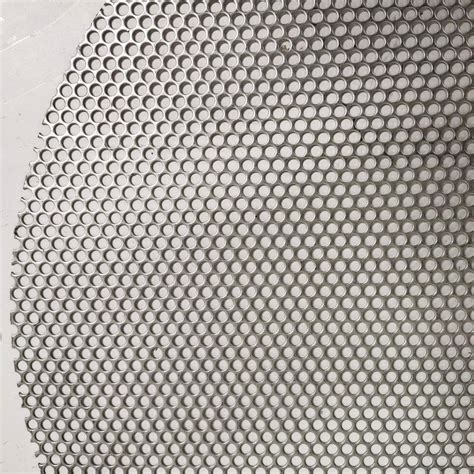 Polished Carbon Steel Perforated Metal Mesh Sheet Stainless Steel