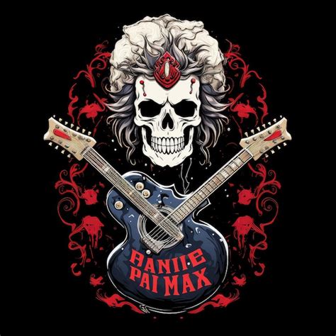 Premium AI Image | Skull Punk rock Logo design inspirationdesign ...