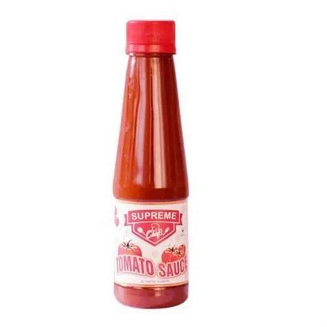 200ml Supreme Chef Tomato Sauce Packaging Type Bottle Cool And Dry