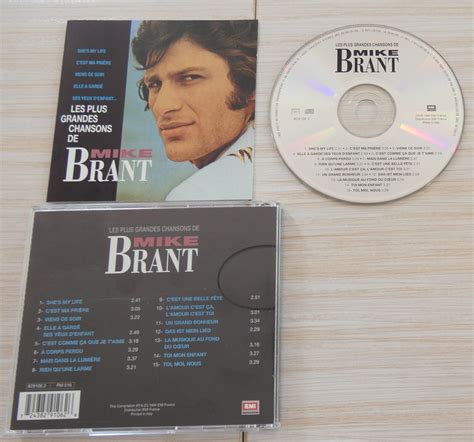 Cd Album Les Plus Grandes Chansons De Mike Brant Titres