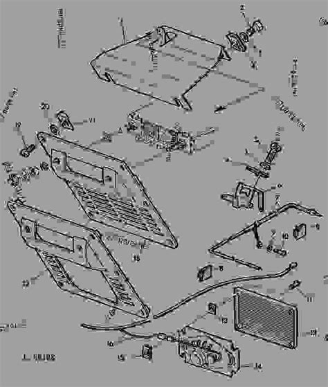 PARTS FOR RADIO INSTALLATION [01J09] - TRACTOR John Deere 4040 ...