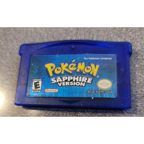 Pokemon Sapphire Version Game Boy Advance 2003