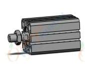 SMC CQSB25 40DCM Cyl Compact CQS COMPACT CYLINDER