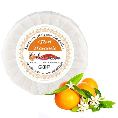 Sapone Vegetale Naturale Fior Di Arancio Con Olio Di Oliva Saponi E