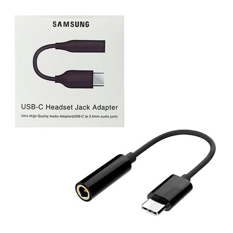 Adaptador Audio Usb Tipo C A Jack Mm Samsung Original Prophone