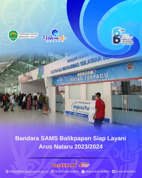 Bandara Sams Balikpapan Siap Layani Arus Nataru Diskominfo