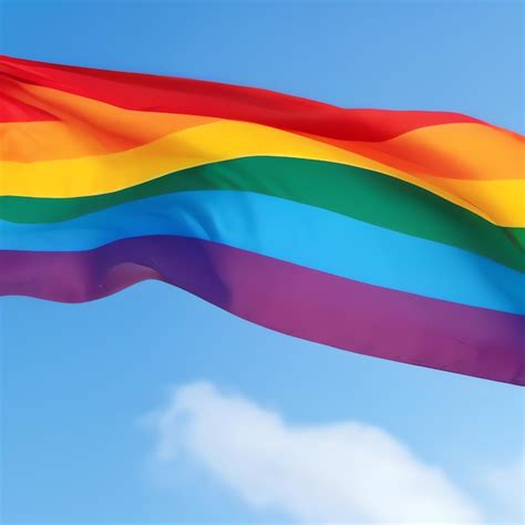 Premium Photo Pride Flag Rainbow Colours Equality