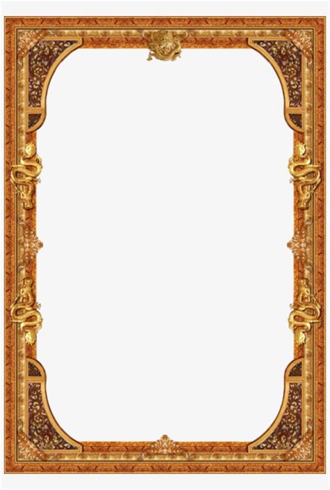 Download Transparent Cadre Png Classic Border Frame Design Pngkit