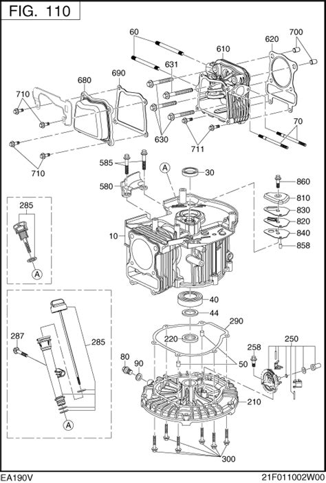 Subaru Robin Ea190vs5030 Engine Partswarehouse