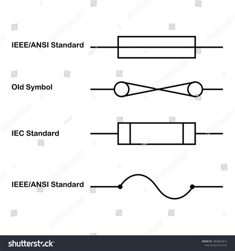 Different Symbols Of Fuse On White Background Royalty Free Stock