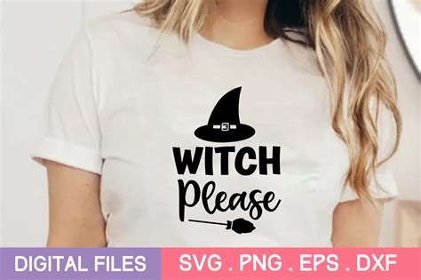 Witch Please Svg Halloween Free Svg Graphic By Craftsvg · Creative Fabrica