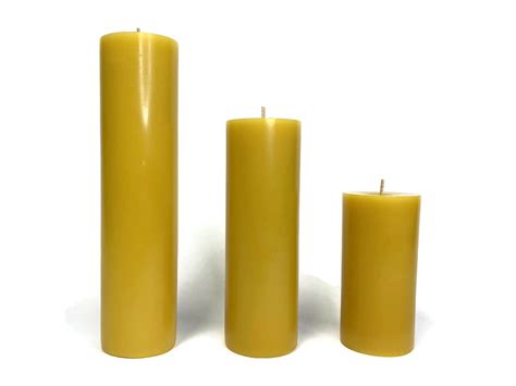 Toadily Handmade Beeswax Candles 100 Natural Beeswax Tapers Pillars