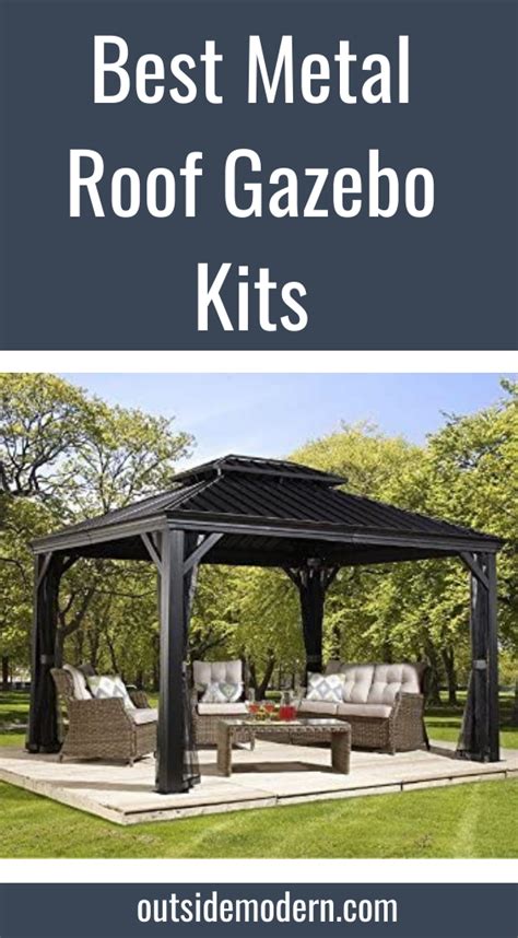 Metal Gazebo Kits 5 Best Metal Roof Gazebo Kits Reviewed Outsidemodern Metal Gazebo Kits