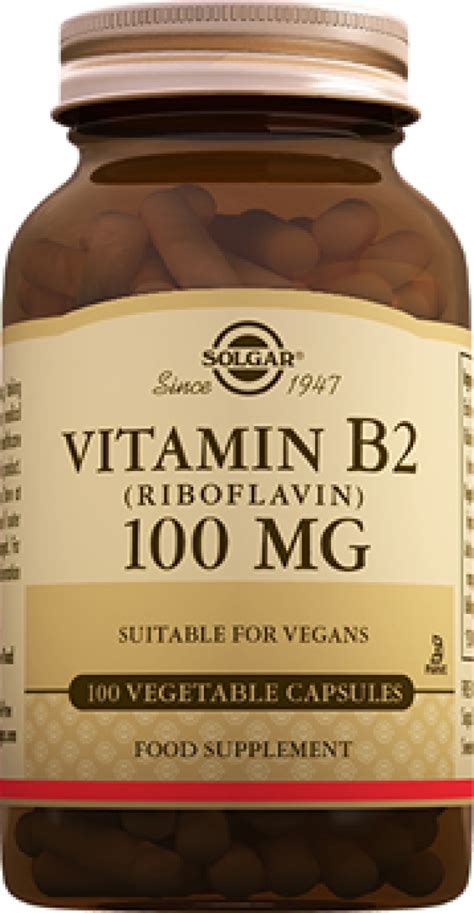 Solgar Vitamin B Riboflavin Kaps L Tl Ye Sipari