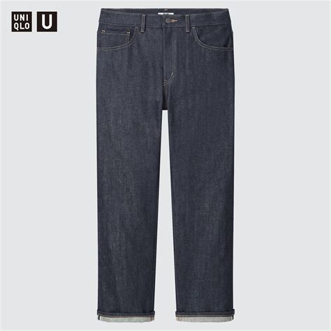 Men Uniqlo U Selvedge Regular Fit Jeans Uniqlo Uk