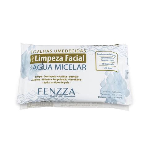 Fz51006 Lenço Toalhas Umedecidas Para Limpeza Facial água Micelar