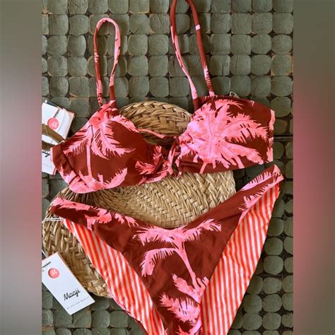 Maaji Swim Maaji Palm Splendor 2 Piece Bikini Swim Set Poshmark