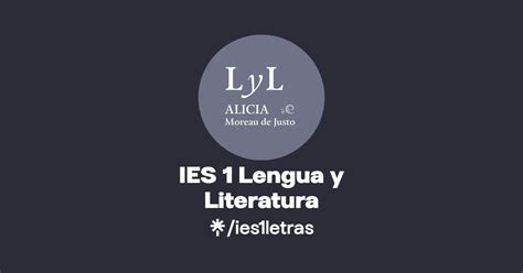 IES 1 Lengua Y Literatura Instagram Linktree