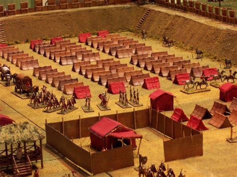 Model of Roman Marching Camp