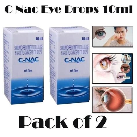 Капли и жидкость для глаз C-NAC Eye Drops, N-Acetyl-Carnosine Eye Drops ...