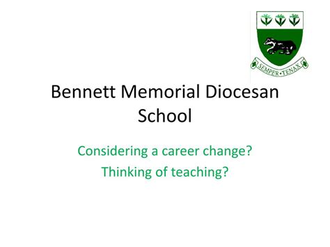 PPT - Bennett Memorial Diocesan School PowerPoint Presentation, free ...