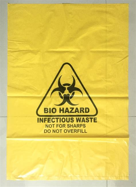 Jual Kantong Plastik Sampah Medis Biohazard X Sampah B Kab