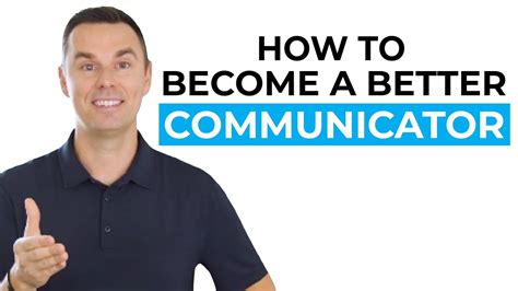 How To Become A Better Communicator Youtube