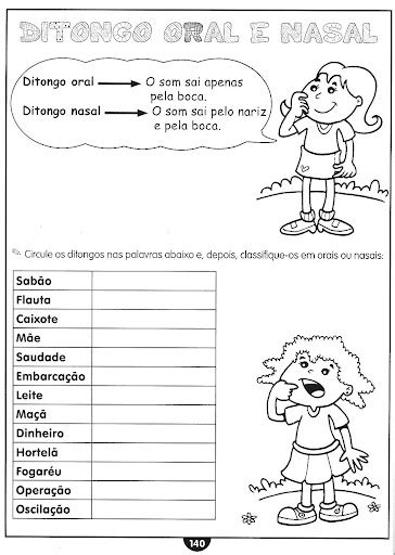 Palavras Com Som Nasal - 14 Atividades com Som Nasal para Imprimir - Online Cursos Gratuitos