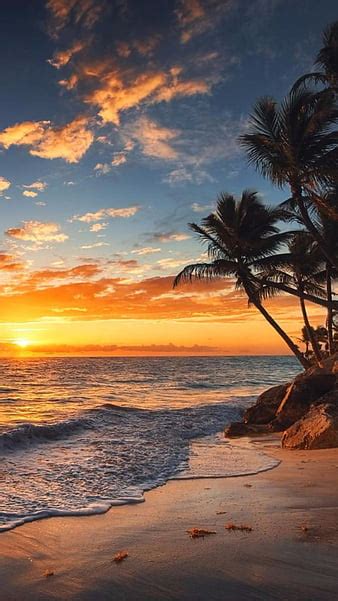 Sunrise Beach Gran Landscape See Tropical Hd Wallpaper Peakpx