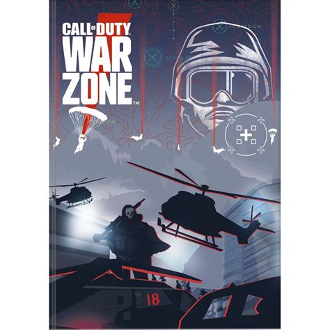 Agenda Scolaire Journalier 12x17cm CALL OF DUTY Bleu Rouge 2022 2023