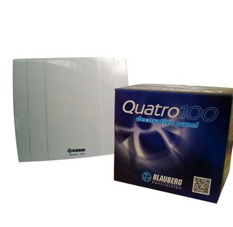 Silent Extractor Fan Blauberg Quatro 100 88 M3 H