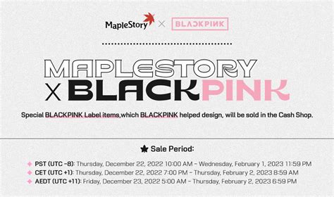 Maplestory X Blackpink Style Items Maplestory