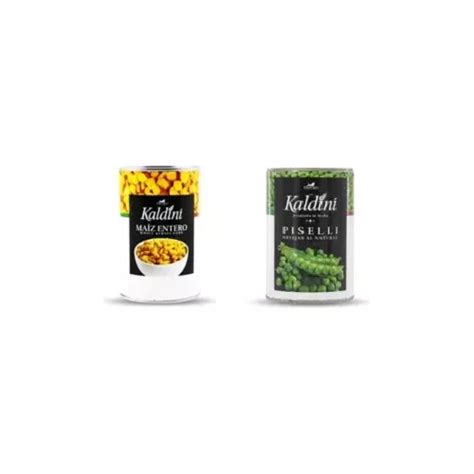 Guisantes Y Maiz En Lata Kaldini 400gr Pack 2und Mercadolibre