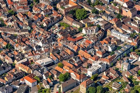 Lahr Schwarzwald Aus Der Vogelperspektive Stadtzentrum Im