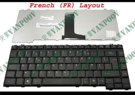 New Azerty Laptop Keyboard For Toshiba Satellite L A A A